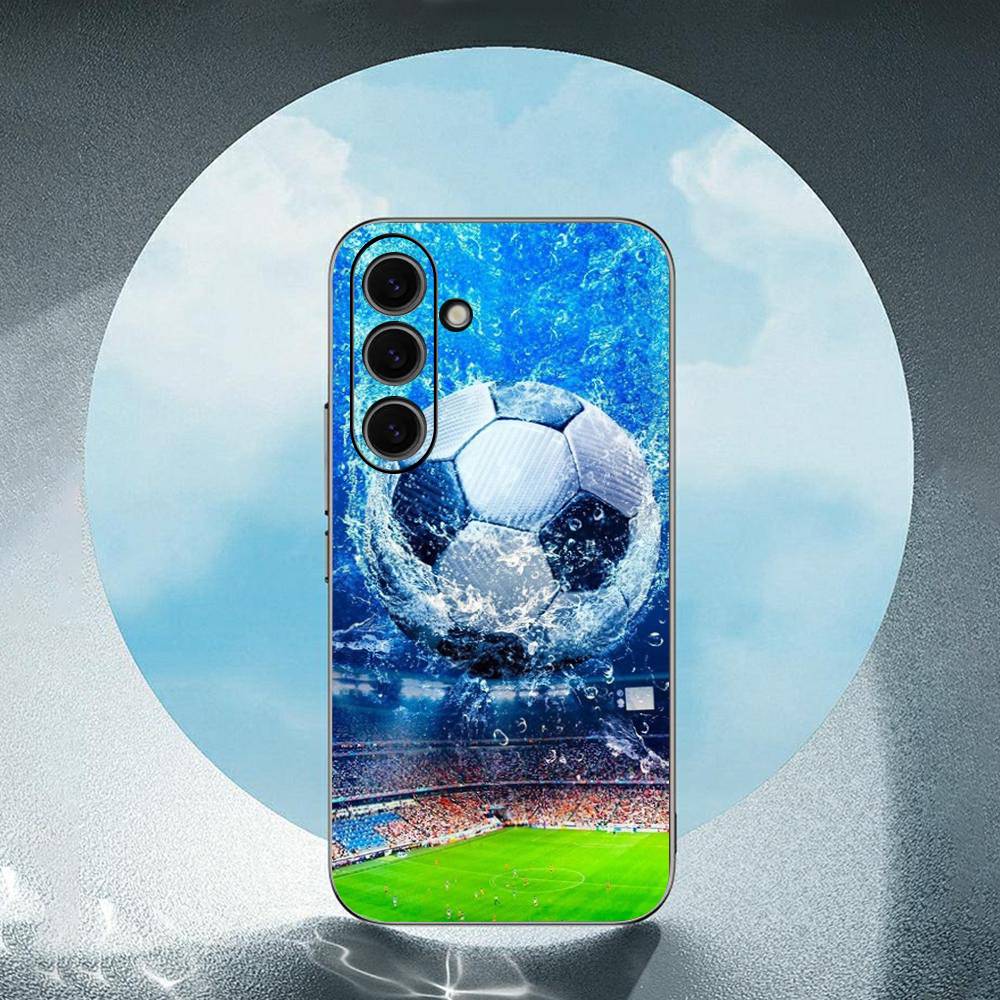 Barcelona Home Football Stadium For Samsung Galaxy S25 S24 S23 Ultra S22 S21 Plus S20 Black Soft Silicone Protective Case