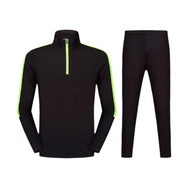 Autumn Warm Half-Zip Tracksuit for Adults & Kids - Football, Fitness, Running, Training Sportswear