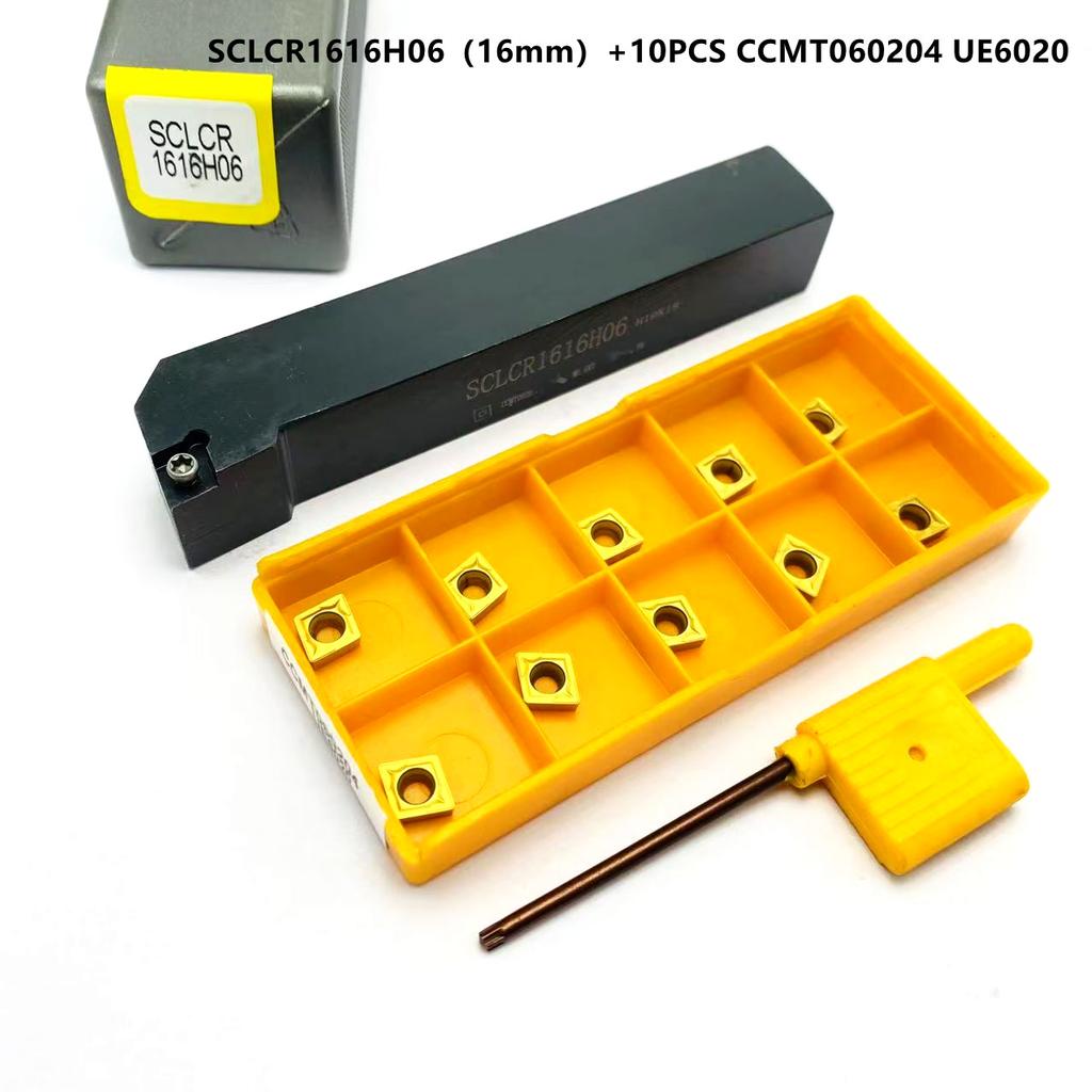 SCLCR1010H06 SCLCR1212H06 SCLCR1616H06 External Turning Tool Holder CNC Boring Tool for CCMT060204 Carbide Inserts