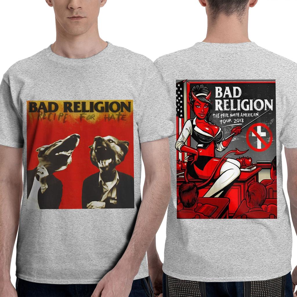 Bad Religion T Shirt Summer Y2K Casual T-Shirts Cotton Hip Hop Tee Shirt For Couple Short Sleeve Casual Top Tees