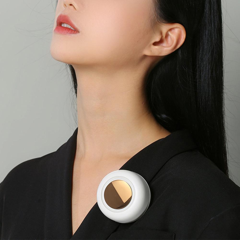 Mini Waist Fan with 3 Speeds Handheld Fan Rechargeable Battery Personal Body Fan for Outdoor Work Hiking Travel