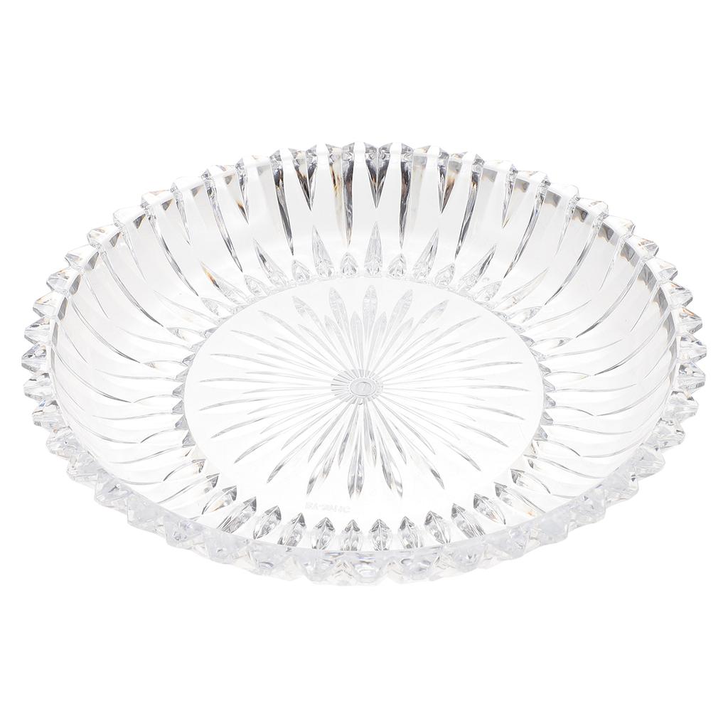 Transparent Fruit Plate Dessert Container Storage Holder Cookies Snack KTV Fruits Tray