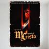 The Count of Monte Cristo Vintage Movie Poster Adventure Revenge Dark Textured Metal Tin Sign for Home Bar Cafe Man Cave Decor
