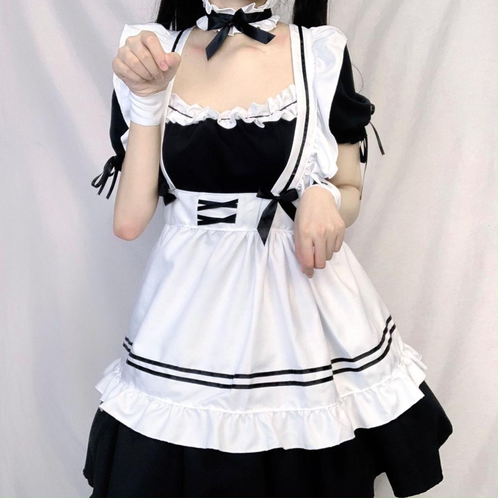Plus Size Maid Outfit Mobile Game Cosplay Uniform Cute Girl Dress Sub