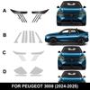 Dla PEUGEOT 3008 2024 2025 Samochodowe Reflektory Lusterka Wsteczne Słupki B C Folia Ochronna Przeciwzarysowaniom Przezroczysta Dymiona Naklejka TPU PPF