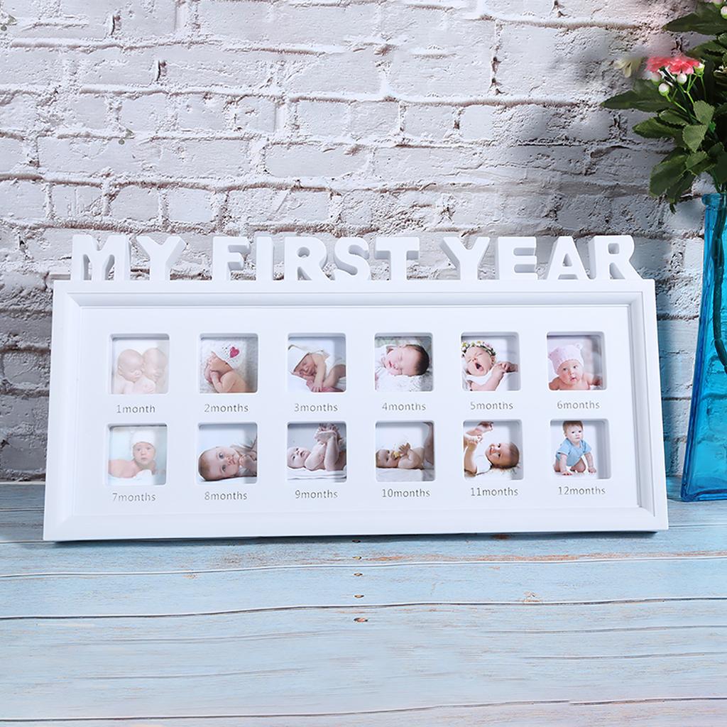 Baby Picture Keepsake Frame Infant Newborn Wall Photo Frames Memorable Photographs Albums