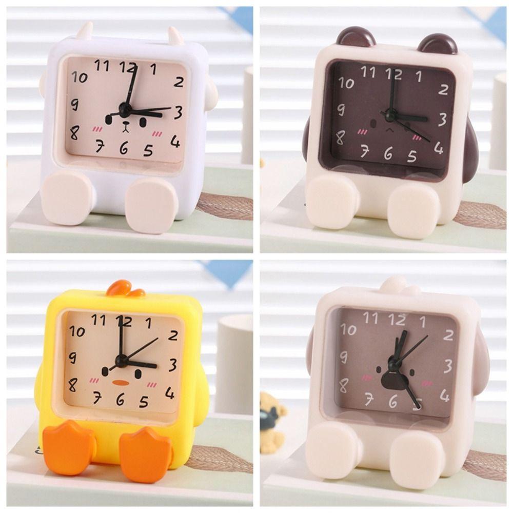 Anti-slip Cartoon Children's Alarm Clock Multi-functional Cell Phone Bracket  Desk Decor