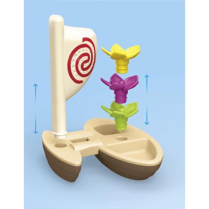 PLAYMOBIL Junior 71459 Vaiana et bateau à voile, Flotte dans l'eau, Jouet pour le bain, Disney, Dès 12 mois