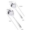 304 Stainless Steel Filter Spoon with Comfort Handle and Hanging Holes Strainer Skimmer for Kitchen Cooking Draining and Frying