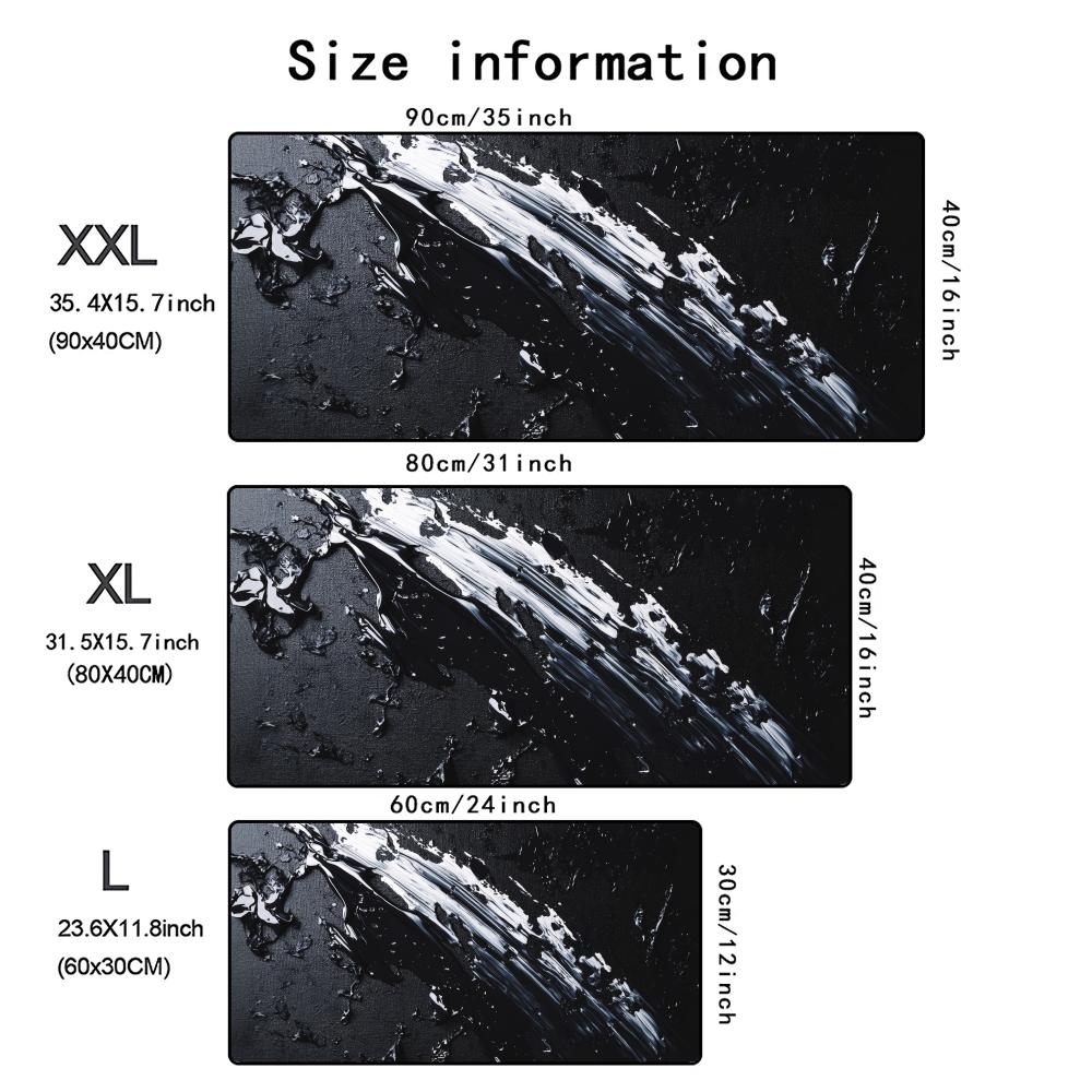 Oil Painting Texture Mouse Pad Computer Laptop Mousepad Office Large Gaming Mousepad Xxl Rubber Bottom Nonslip Desk Mat