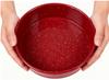 Small cake tin, baking tray, round, red, Ø 12 cm, mini