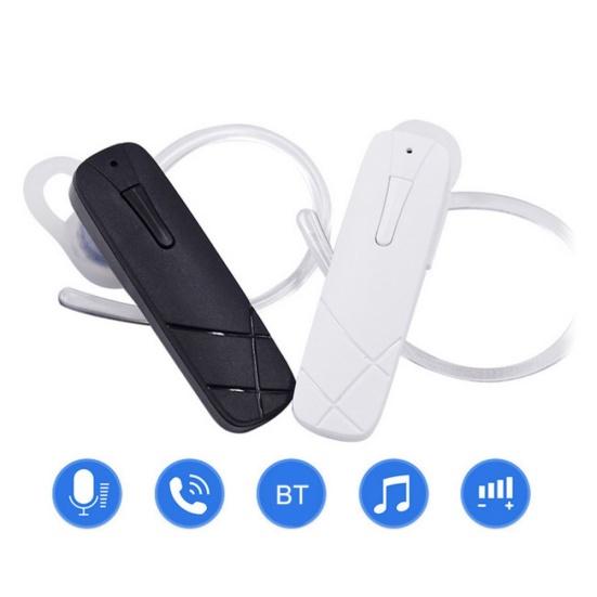 1 ks Přenosná bezdrátová Bluetooth-kompatibilní handsfree stereo zvuková in-ear sluchátka náhlavní souprava