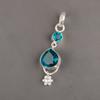 Apatite Gemstone 925 Sterling Silver Jewelry Handmade Pendant 2.00" For Women PP-5-11