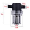 New High Quality Filter Water Filter 1/2 Connection Small 4-point Interface Black Cleaned For Garden Irrigation