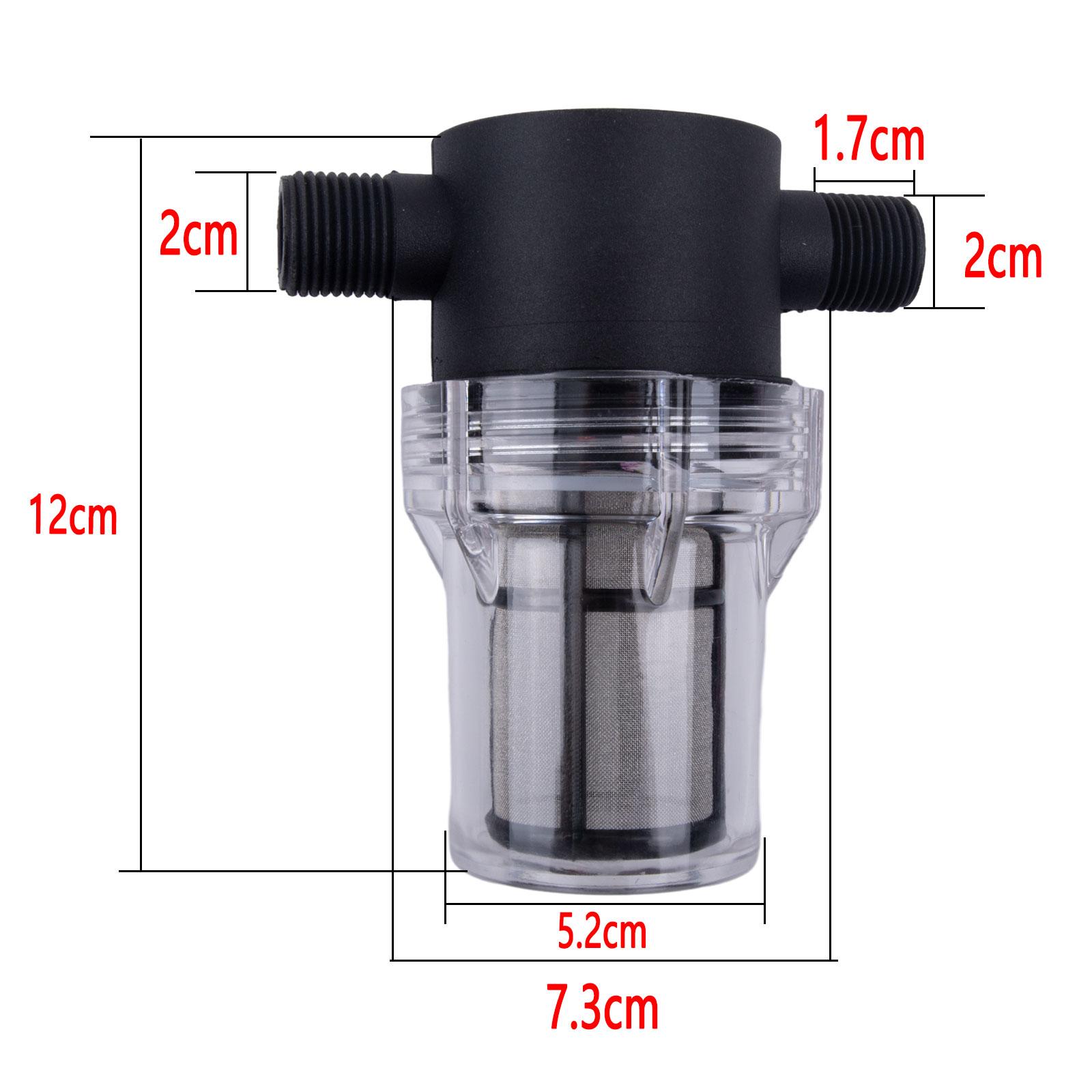 

New High Quality Filter Water Filter 1/2 Connection Small 4-point Interface Black Cleaned For Garden Irrigation China Mainland