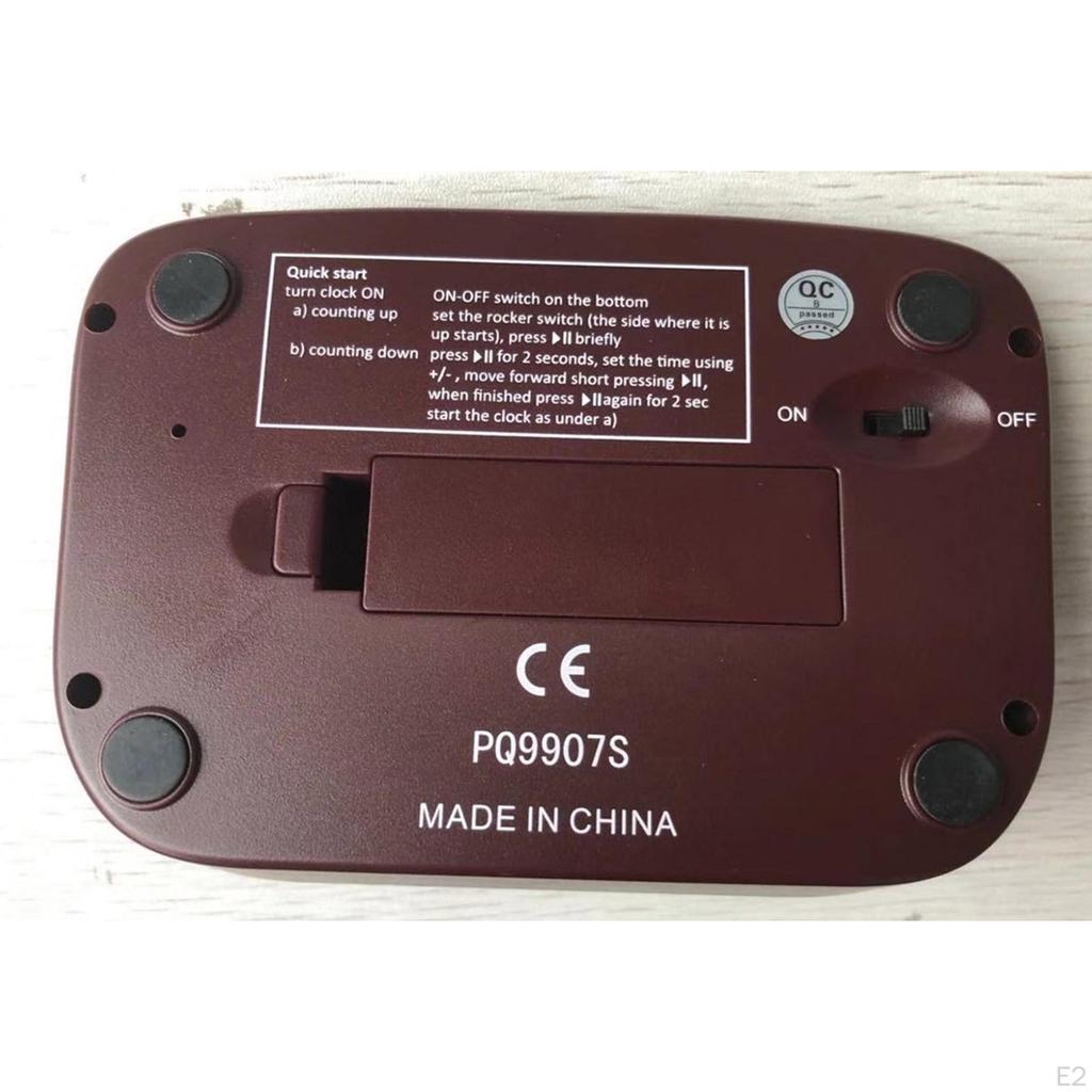 Chess Clock Advanced Digital for Board Game Count with Alarm and Delay