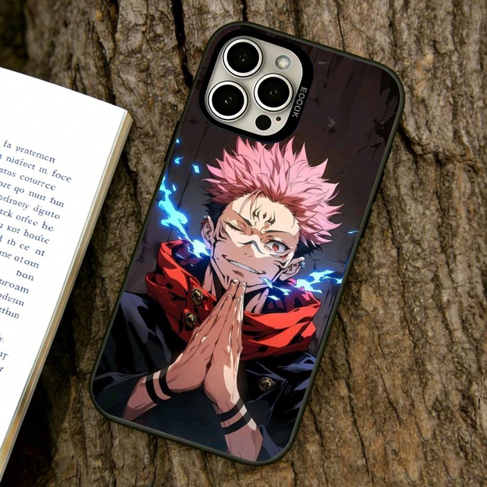 Etui na telefon Sukuna do iPhone 17,16,15,14,13,12,11 Plus,Pro Max,XS,Kolorowe posrebrzane wewnętrzne etui