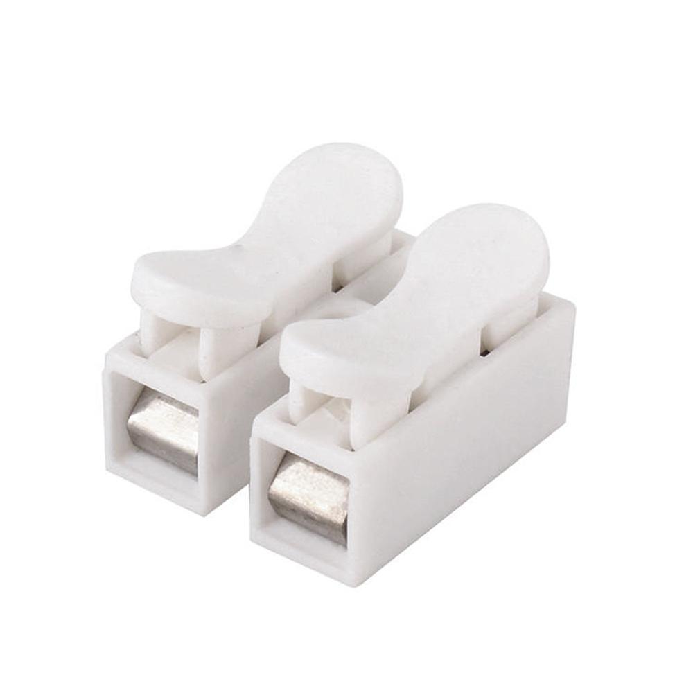 10pcs Wiring Clip 2/14 Hole Terminal Block Clamp Connector Fix Good insulation Household Kit Push-in Quick Fix