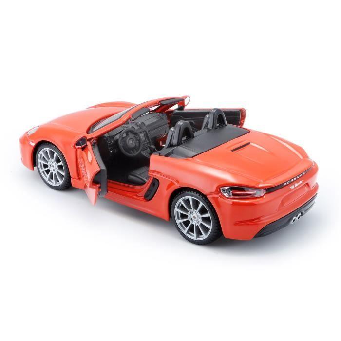 BBURAGO Voiture Porsche 718 Boxter 1/24ème - Orange