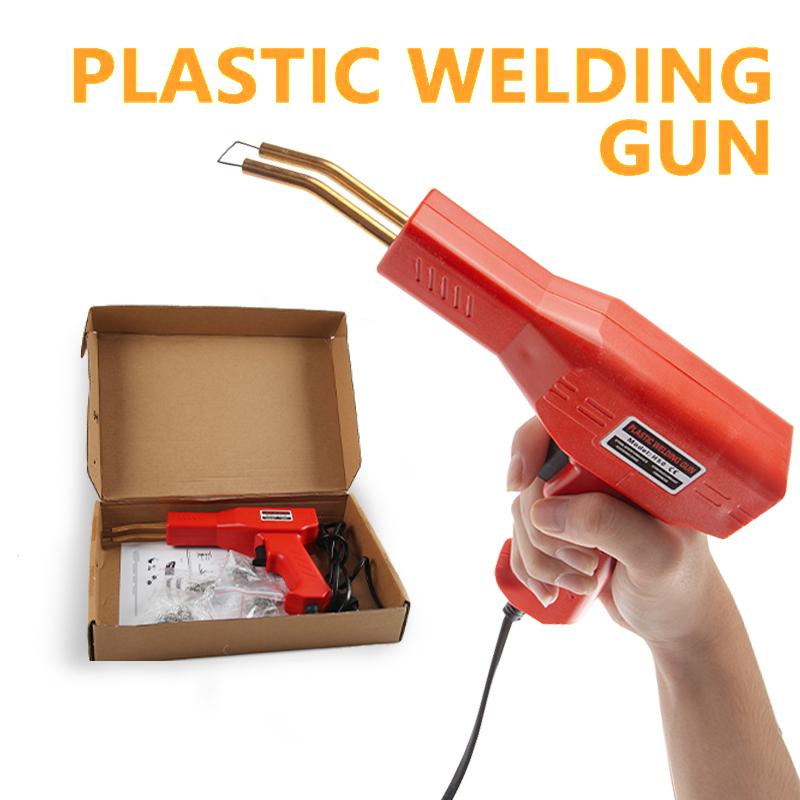 Spawarka do plastiku Maszyna spawalnicza Pistolet do lutowania zderzaka samochodowego 4 rodzaje zszywek do naprawy zderzaka/kajaka/produktu z tworzywa sztucznego