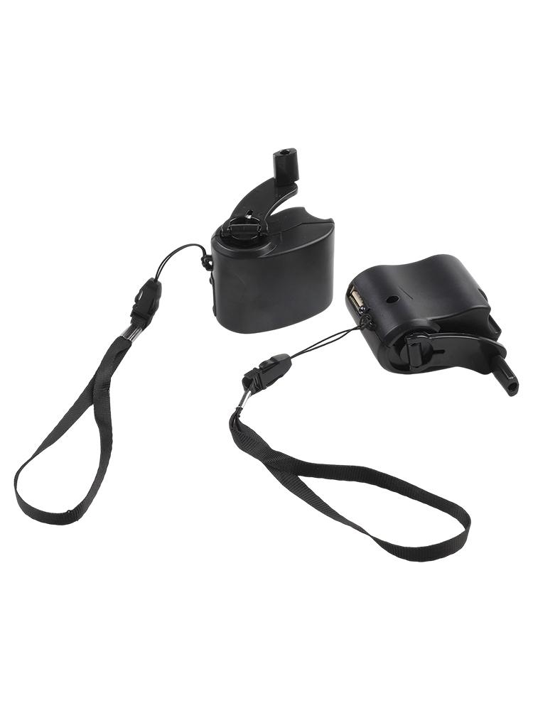 Hand Crank Charger Manual Dynamo USB Generator Easy To Carry