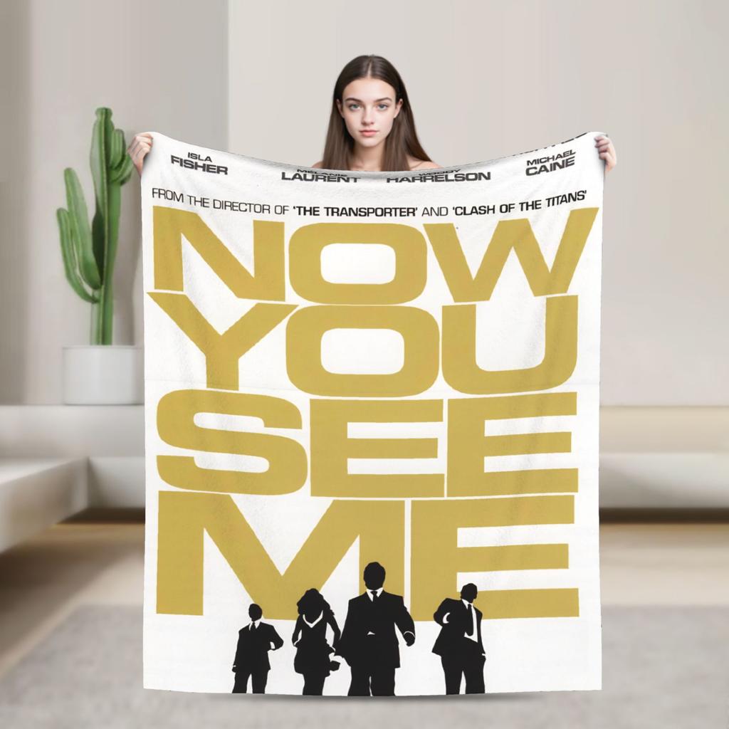 Now You See Me 3 Movie Blanket Quality Warm Soft Throw Blanket Winter Picnic Bedroom Graphic Bedspread