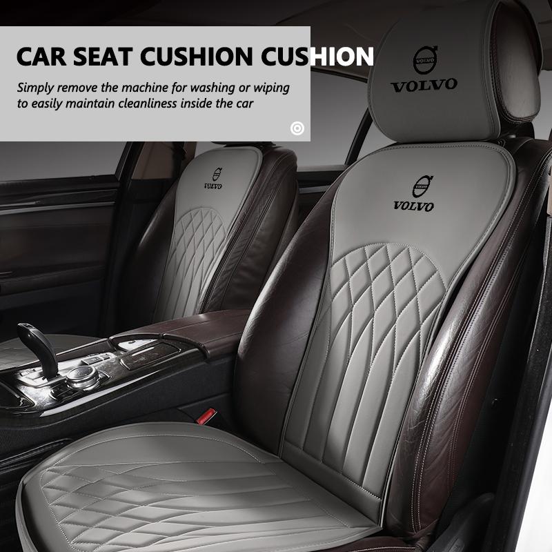For Volvo Car Seat Cushion Headrest Cover Set Breathable Wear Resistant Protector Xc60 Xc90 V40 V60 S60 V50 V90 S80 C40 XC40 V70