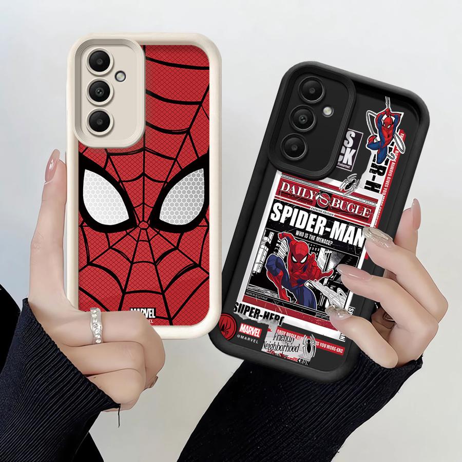Marvel Spider Man Phone Case for Samsung Galaxy A06 A72 A71 A52 A53 A15 A35 A73 A54 A25 A51 A55 Soft Cover