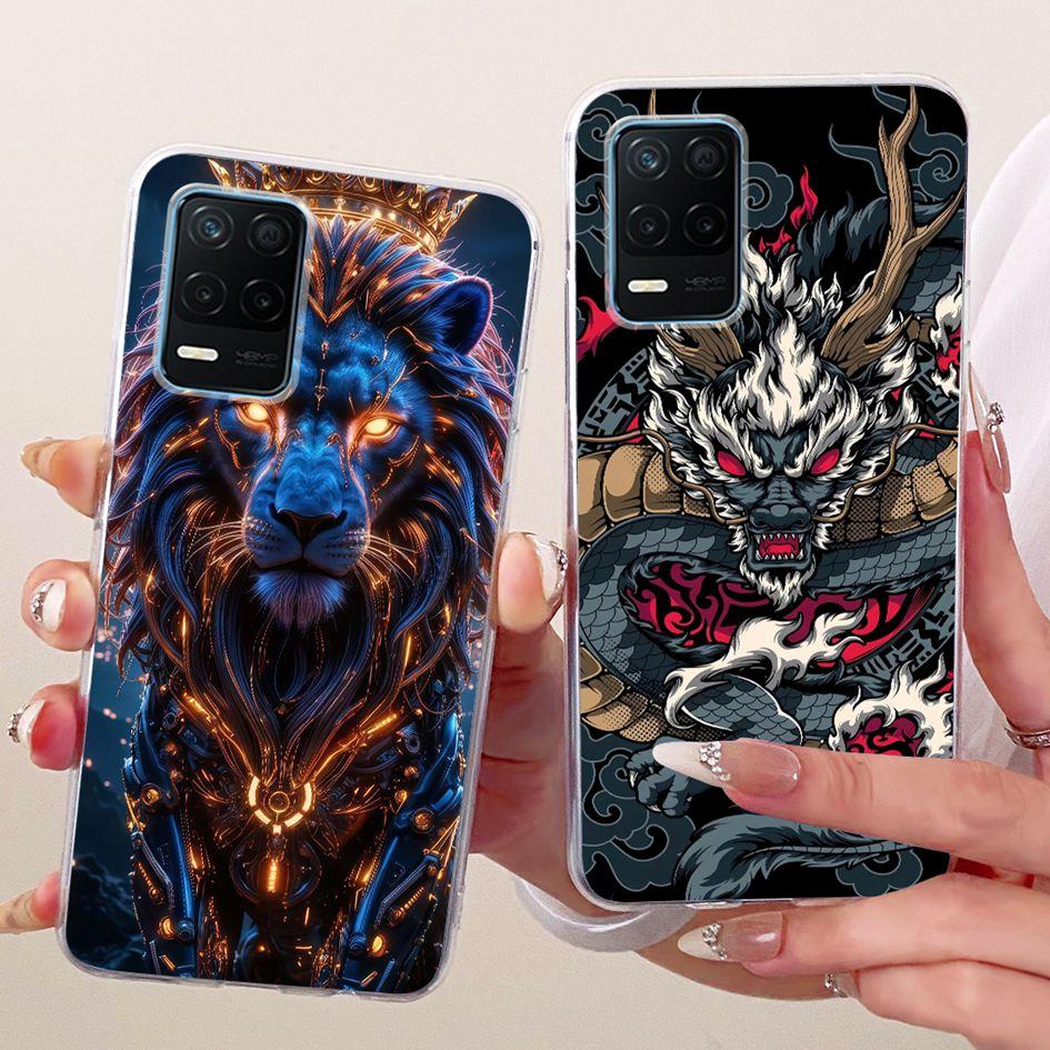 For Realme 8 5G Case RMX3241 Popular Butterfly Soft Silicone Clear TPU Cover For Realme Narzo 30 5G Funda Realme8 8s 5G V13 Capa