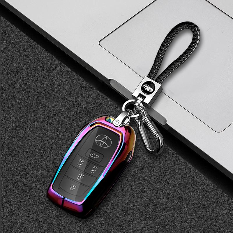 Toyota Sienna 5-Button Key Fob Metal Protective Case for Men