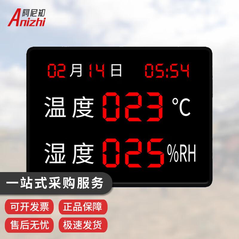 LED Temperature Humidity Time Display with Electronic Calendar