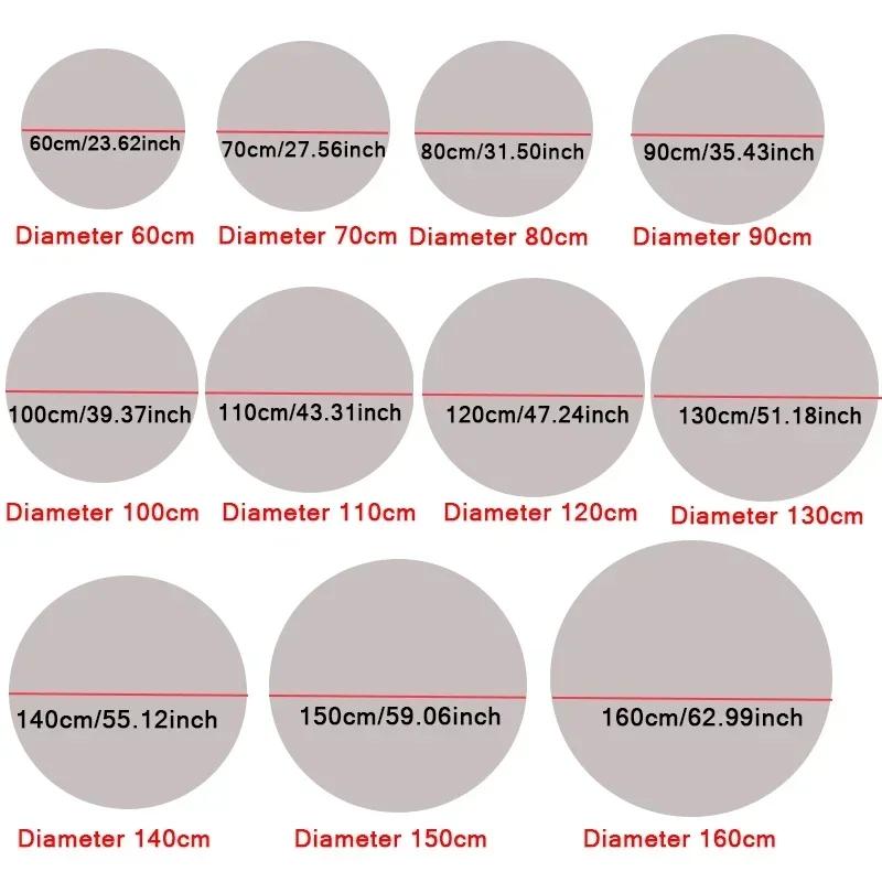 Round Table Cover Protector Elastic –Floral Print Fitted Tablecloth Waterproof,Elastic Edge Round Table Cloth for Dining Kitchen