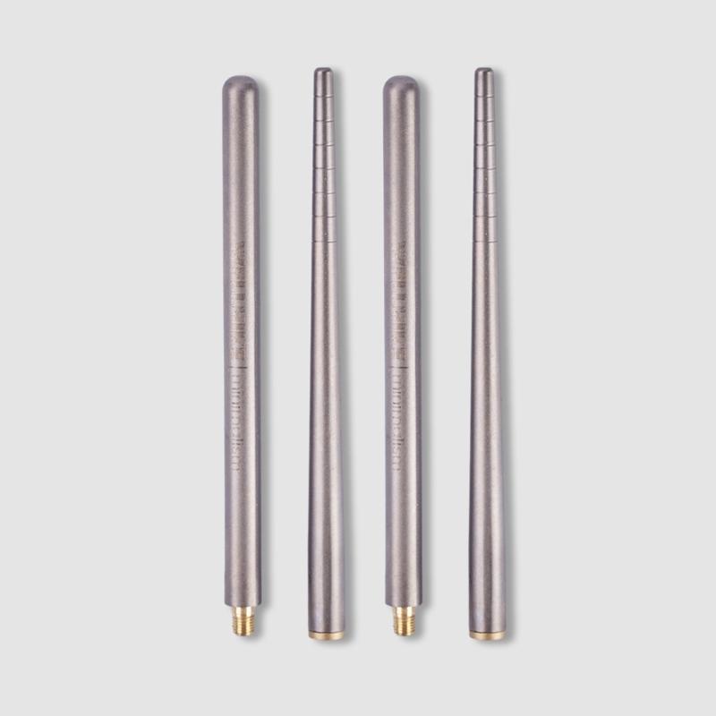 Titaniums Folding Chopsticks with Easy Storage Design High Hardness Materials Suitable for Long Service Use In Hiking