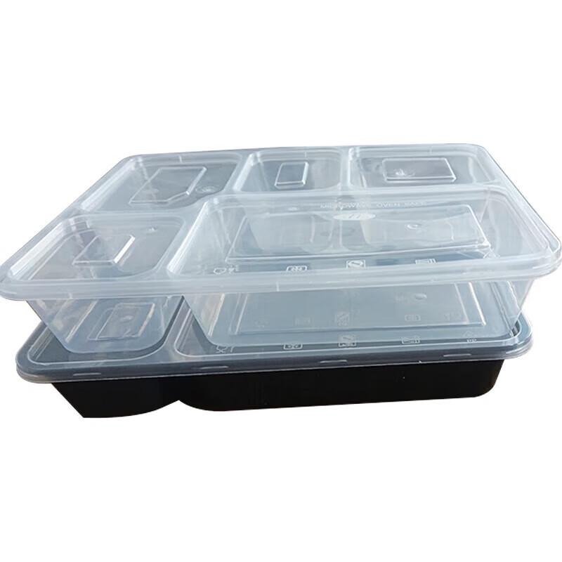 ONYLM 5-Compartment Disposable Meal Prep Containers