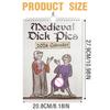 2026 Calendar - Funny Medieval Pics Wall Calendar With Illustrations Strange Prank Wall Calendar For History Enthusiasts Gift