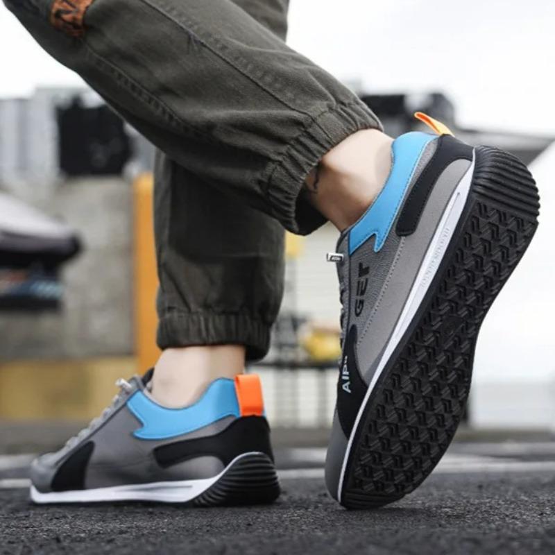 Men's Shoes High Quality Soft Leather Casual Shoes Outdoor Lightweight Walking Flats Non-slip Vulcanized Shoes Sneakers for Men