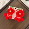 Hanfu Headwear Chinese Style Red Barrettes Cute Ancient Style Hair Clip  Girls