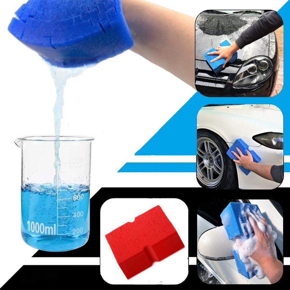 Large Cross Large Cross Soft Foam Grid Sponge Soft Multifunctional Large Sponge  Car Wash Tools