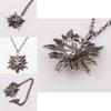 The Witcher Alloy Wolf Head Necklace Featuring Electroplated Alloy Material For Casual Wear