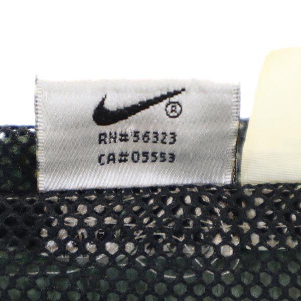 Nike 90s 00s White Tag Old Long Sleeve Half Zip Parker Khaki Logo Men's Used