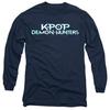 K-Pop Demon Hunters Unisex Adult Logo Long-Sleeved T-Shirt