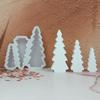 Christmas Tree Mold for Resin 3-pieces Christmas Tree Decoration Molds Home Decor Seasonal Crafting Accessories for Enthusiasts
