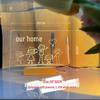 Erasable LED Luminous Acrylic Writing Board - Transparent & Fluorescent Blackboard/Whiteboard for Desktop Advertising.