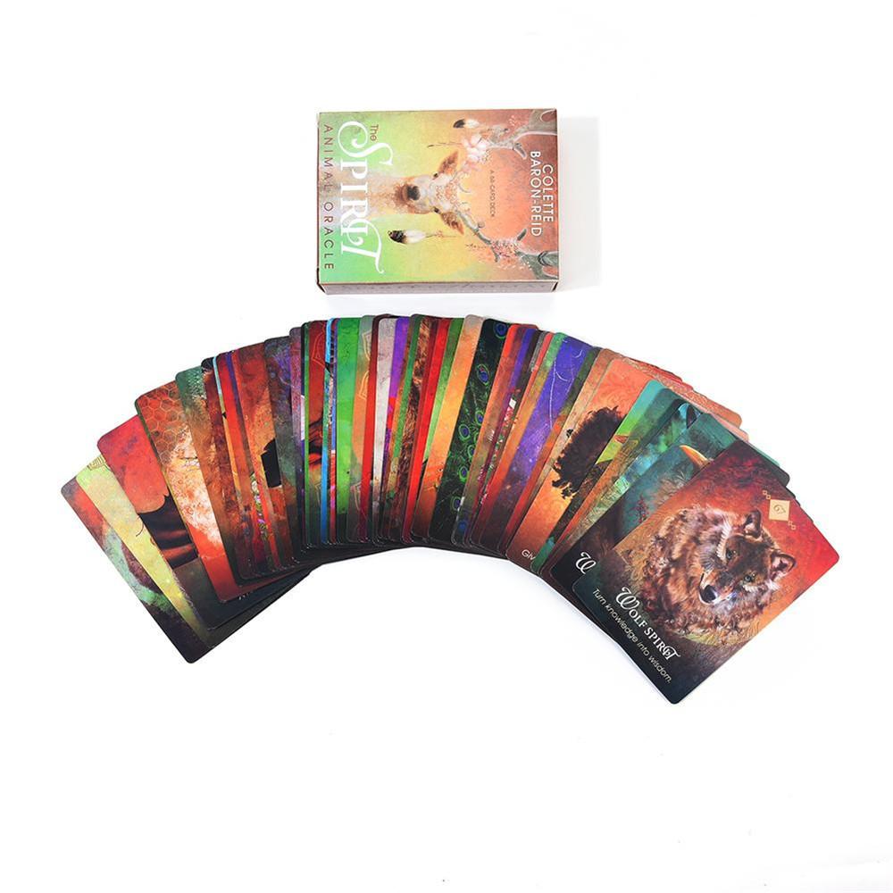 Spirit Animal Oracle Tarot Cards Party Board Games Card
