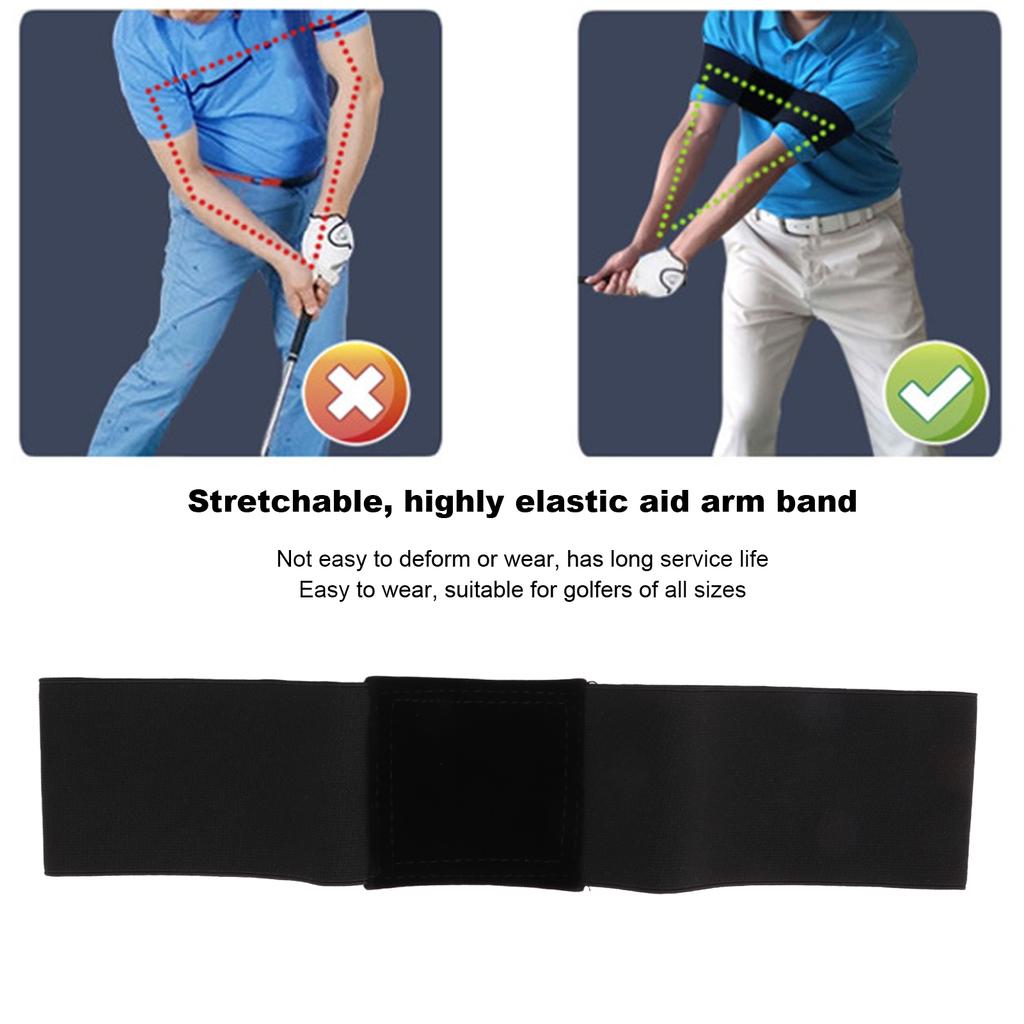 Arm Strength Corrector Band Stretchable Arm Fixing Elastic Belt Swing Training Aids