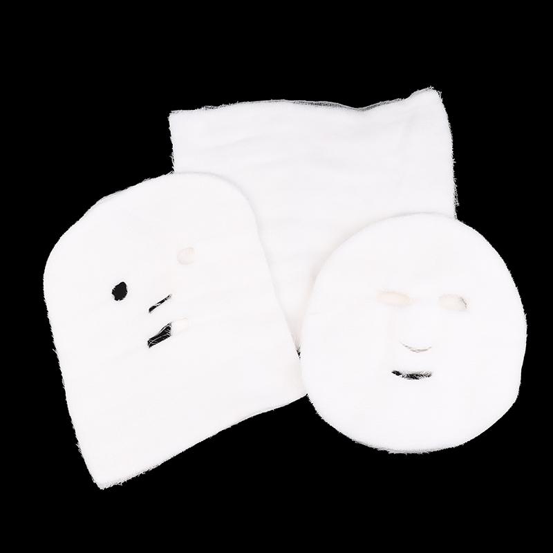 50/100Pcs Pure Cotton Soft Beauty Salon Apply Soft Mask Beauty Gauze Block Disposable Mask Special Face Skin Care Management