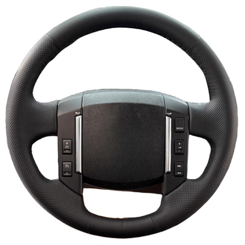 Hand-stitched Steering Wheel Cover Made Of Anti-slip  Leather For Land Rover Freelander 2 2007 2008 2009 2010 2011 2012