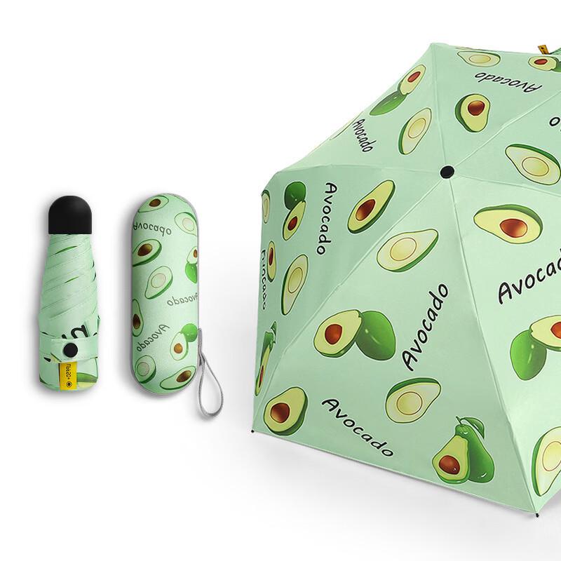 Трехполюсный 5-складной карманный зонт-капсула