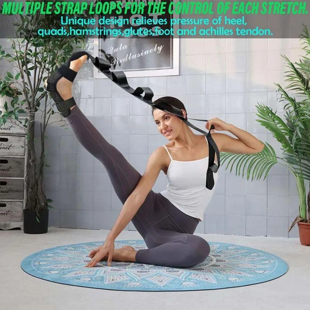 Polyester Yoga Ligament Stretching Belt Foot Stretching Band  Leg and Foot Stretch Assist