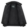 Giacca invernale da uomo in pile addensato caldo giacca casual da uomo cappotto in lana di agnello moda giacca a vento militare